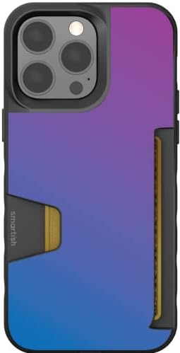 חכם-ניאון מון - אייפון 14 מקרה ארנק פרו מקס-ארנק סלייר כרך 1 [סלים + מגן] בעל כרטיס אשראי-מתאים לאייפון